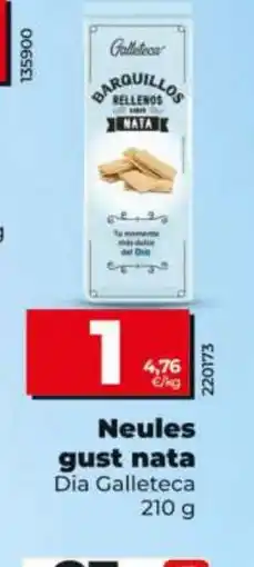 Dia DIA GALLETECA Neules gust nata oferta