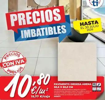 Pavimento ordesa arena