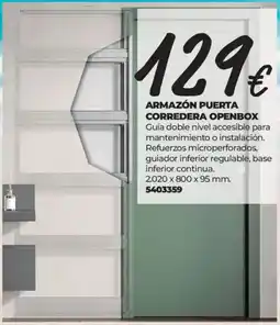 BigMat Armazón puerta corredera openbox oferta