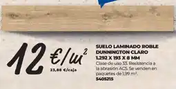 BigMat Suelo laminado roble 2 dunnington claro oferta