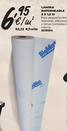 BigMat BIGMAT Lámina impermeable oferta
