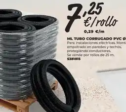 BigMat Ml tubo corrugado pvc oferta