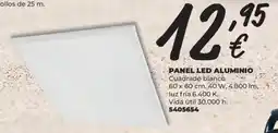 BigMat Panel led aluminio oferta