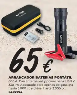 BigMat Arrancador baterías portátil oferta