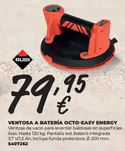 BigMat Ventosa a batería octo-easy energy oferta