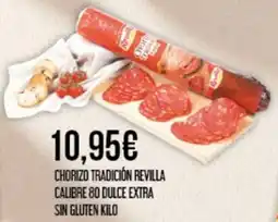 Claudio REVILLA Chorizo tradición calibre 80 dulce extra sin gluten oferta