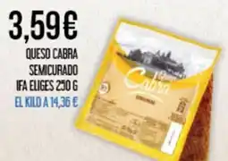 Claudio IFA ELIGES Queso cabra semicurado oferta