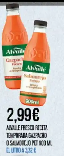 Claudio ALVALLE Fresco receta temporada gazpacho o salmorejo pet oferta