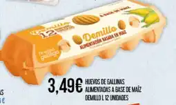 Claudio Huevos de gallinas alimentadas a base de maíz demillo oferta