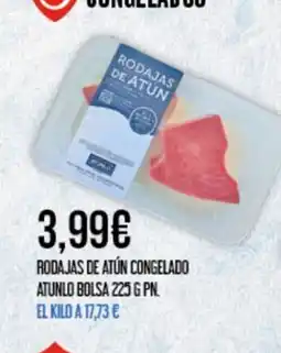 Claudio Rodajas de atún congelado atunlo oferta