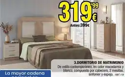 Rapimueble Blanco - dormitorio de matrimonio oferta