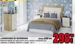 Rapimueble Nordik - dormitorio de matrimonio oferta