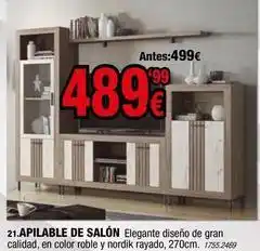 Rapimueble Nordik - apilable de salón oferta