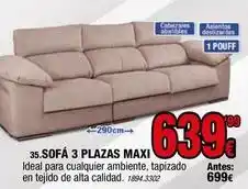 Rapimueble Ideal - sofá 3 plazas maxi oferta