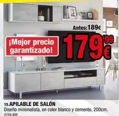 Rapimueble Blanco - apilable de salón oferta