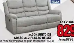 Rapimueble Relax - conjunto de sofás 3+2 plazas oferta