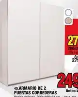 Rapimueble Armario de 2 puertas correderas oferta