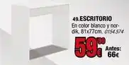 Rapimueble Blanco - escritorio en color y nor-dik oferta