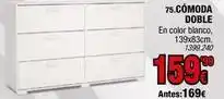 Rapimueble Blanco - comoda doble oferta
