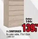 Rapimueble Sinfonier en colore roble oferta