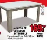 Rapimueble Mesa de comedor extensible oferta