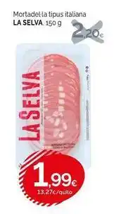 Condis La selva - mortadella tipus italiana oferta