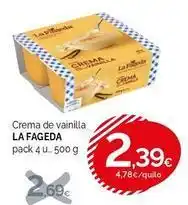 Condis La fageda - crema de vainilla oferta