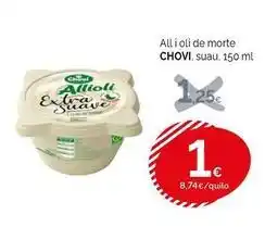 Condis Chovi - alli oli de morte suau oferta