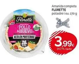 Condis Florette - amanida completa pollastre i ou oferta