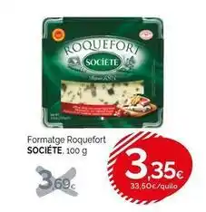Condis Societe - formatge roquefort oferta