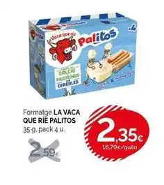 Condis La vaca que ríe - formatge la vaca que rie palitos oferta