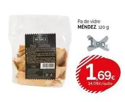 Condis Menendez - pa de vidre oferta