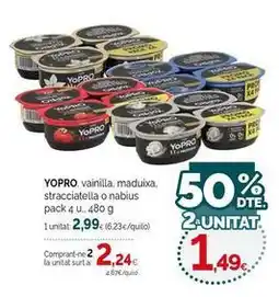 Condis Yopro - vainilla, maduixa, stracciatella o nabius oferta