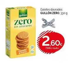 Condis Gullón - zero galetes daurades oferta