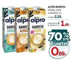 Condis Alpro - civada, coco o ametlla oferta