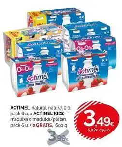 Condis Actimel - natural oferta