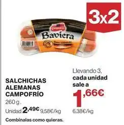 Supercor Campofrío - salchichas alemanas oferta