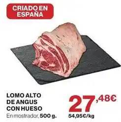 Supercor Lomo alto de angus con hueso oferta