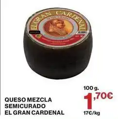 Supercor El gran cardenal - queso mezcla semicurado oferta