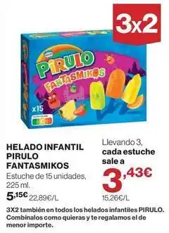 Supercor Pirulo - helado infantil fantasmikos oferta
