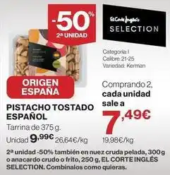 Supercor Origen - pistacho tostado oferta