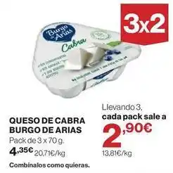 Supercor Burgo de arias - queso de cabra oferta