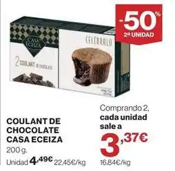 Supercor Casa eceiza - coulant de chocolate oferta