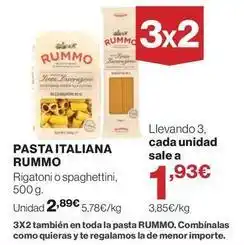 Supercor Rummo - pasta italiana oferta