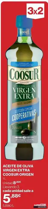 Supercor Coosur - aceite de oliva virgen extra oferta