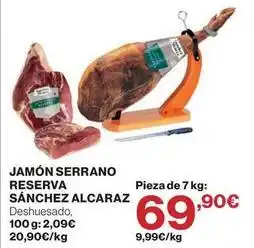 Supercor Sánchez alcaraz - jamon serrano reserva oferta
