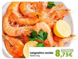 Hiper Usera Langostino cocido oferta