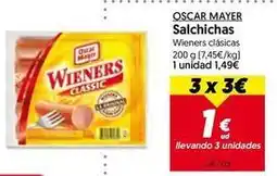 Hiper Usera Oscar mayer - salchichas oferta