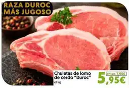 Hiper Usera Duroc - chuletas de lomo de cerdo oferta