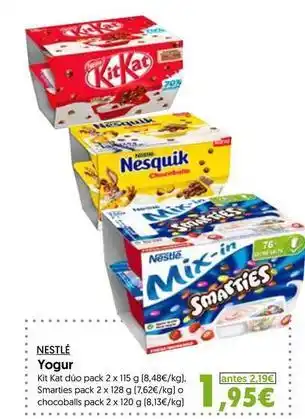 Hiper Usera Nestlé - yogur oferta